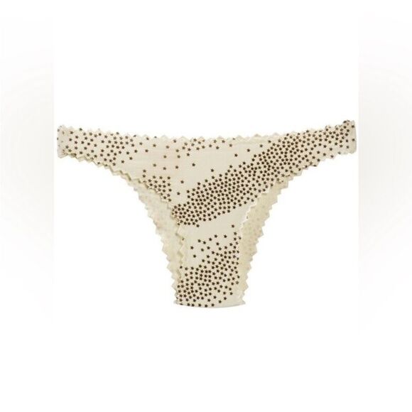 PilyQ NWT City Of Stars Reversible Zig Zag Teeny Cut
Bikini Bottom Size Large - Picture 5 of 7